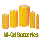 Pilas de batería del teléfono inalámbrico AA1000mAh NICD, baterías recargables 1.2V