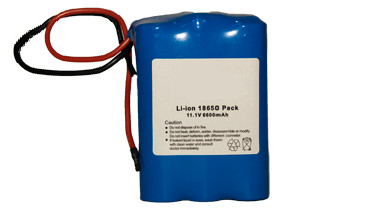 La batería de ión de litio de la alta capacidad 8800mAh 7.4V embala para el equipamiento médico