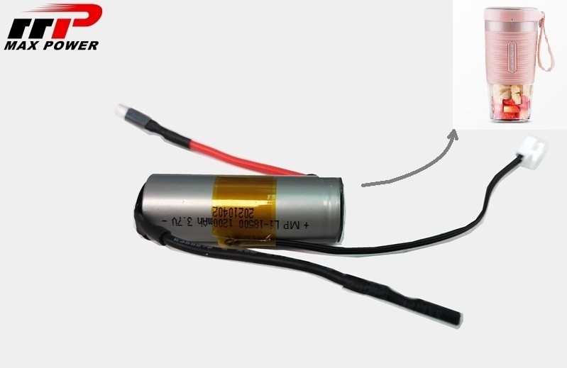 3.7V 18500 Li Ion Rechargeable Battery Pack Quick descargan 10C 12A